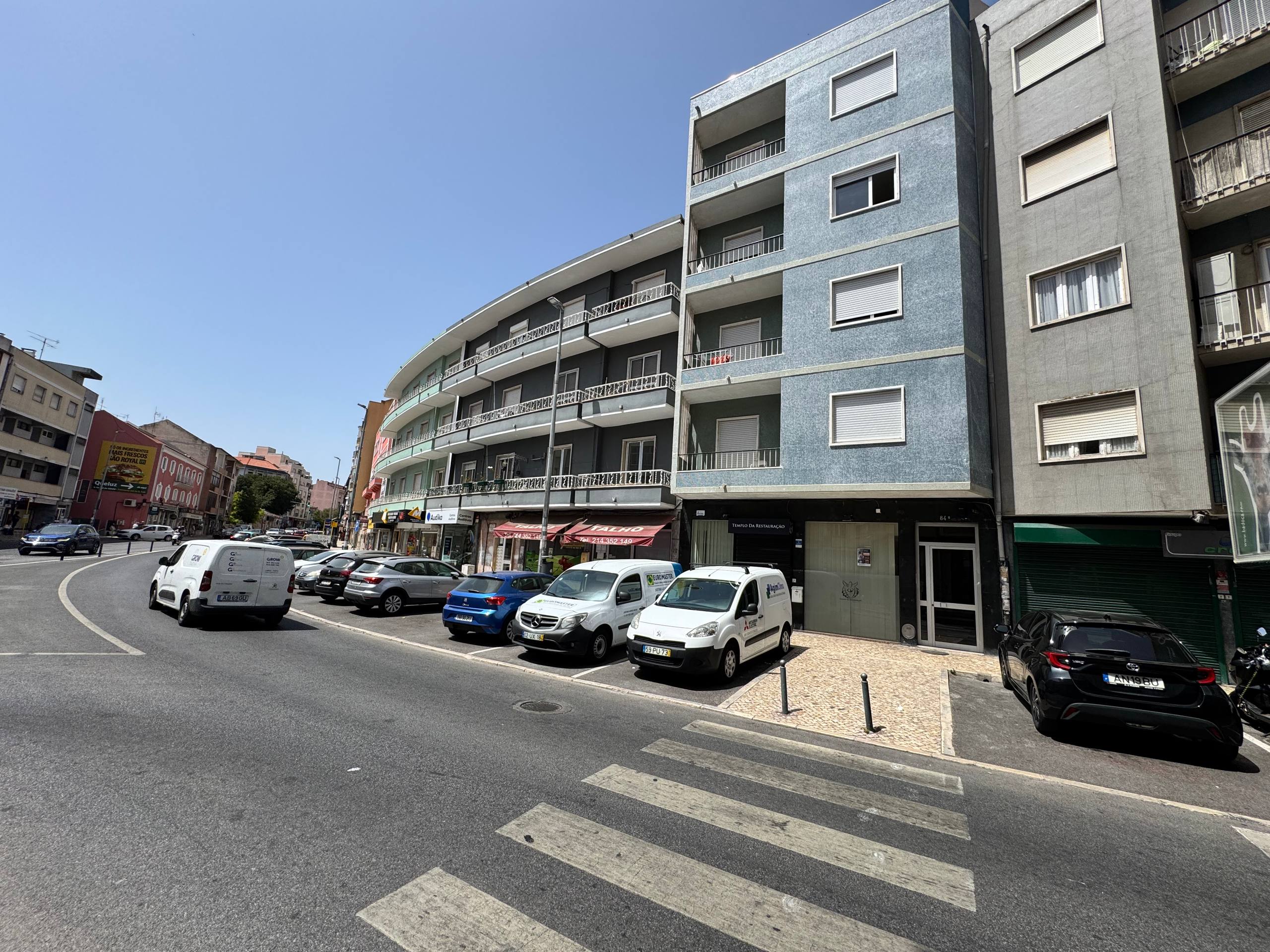 Fachada da Igreja Templo da Restauração em Queluz